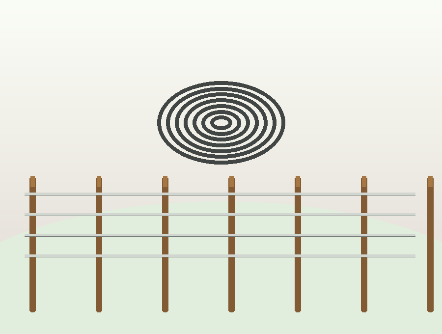 Farm Boundary Fencing Wire